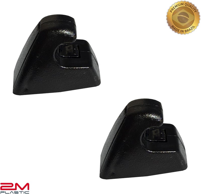 2M PLASTIC Sun Visor Holder Retainer Pair fits for Chevy Cruze Buick Cascade Regal Sport - Black - Image 3